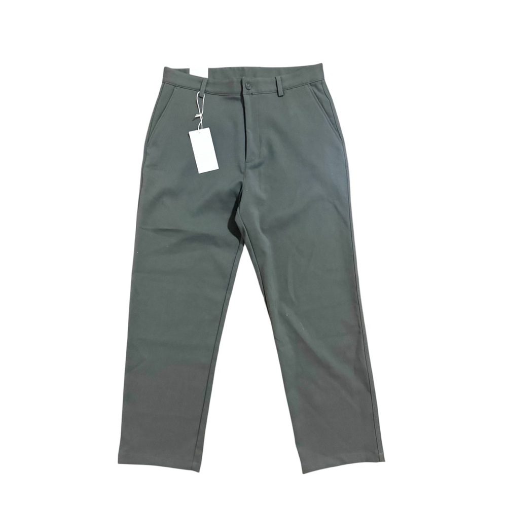 Zara men’s green straight leg trouser pants